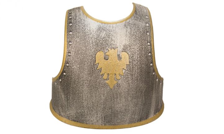 Knight's breastplate in two colors for children