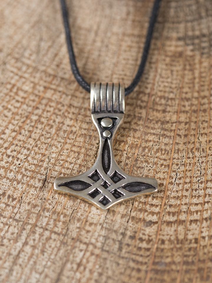 small silver Thor's hammer