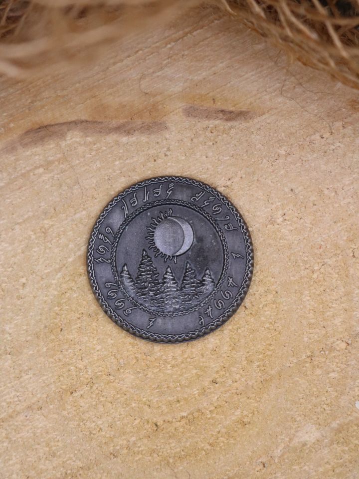 LARP coin "Elf" silver