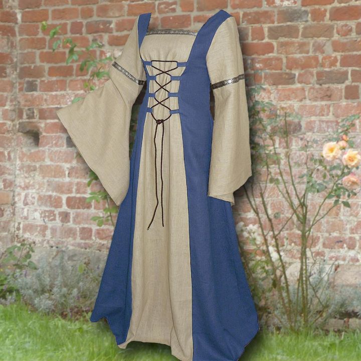 Elisabeth dress medium blue-sand