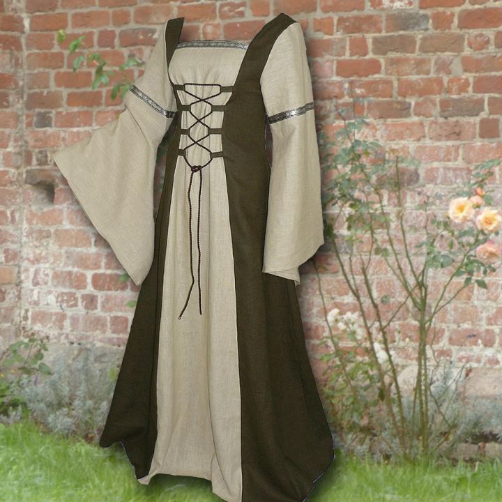 Dress Elisabeth olive-sand