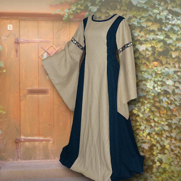 Dress Frieda navy-sand