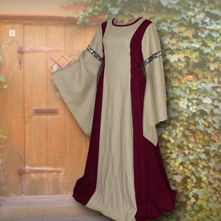 Dress Frieda wine-red-sand