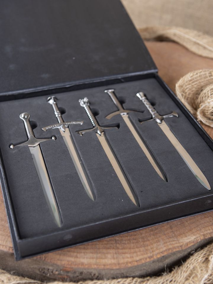 Letter opener set GoT miniature swords