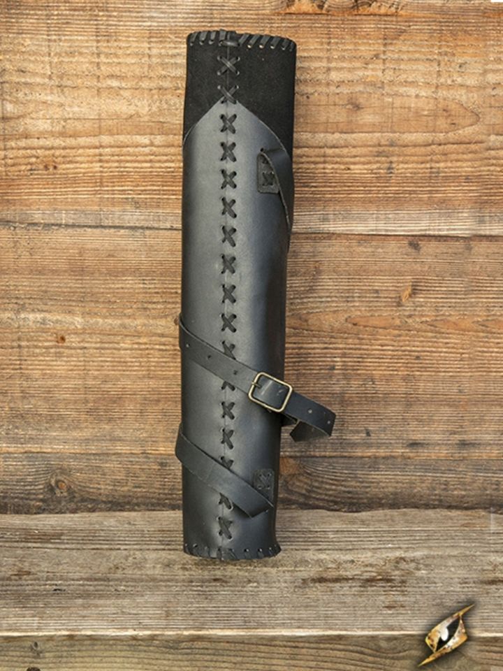 Large back quiver Hunter in black