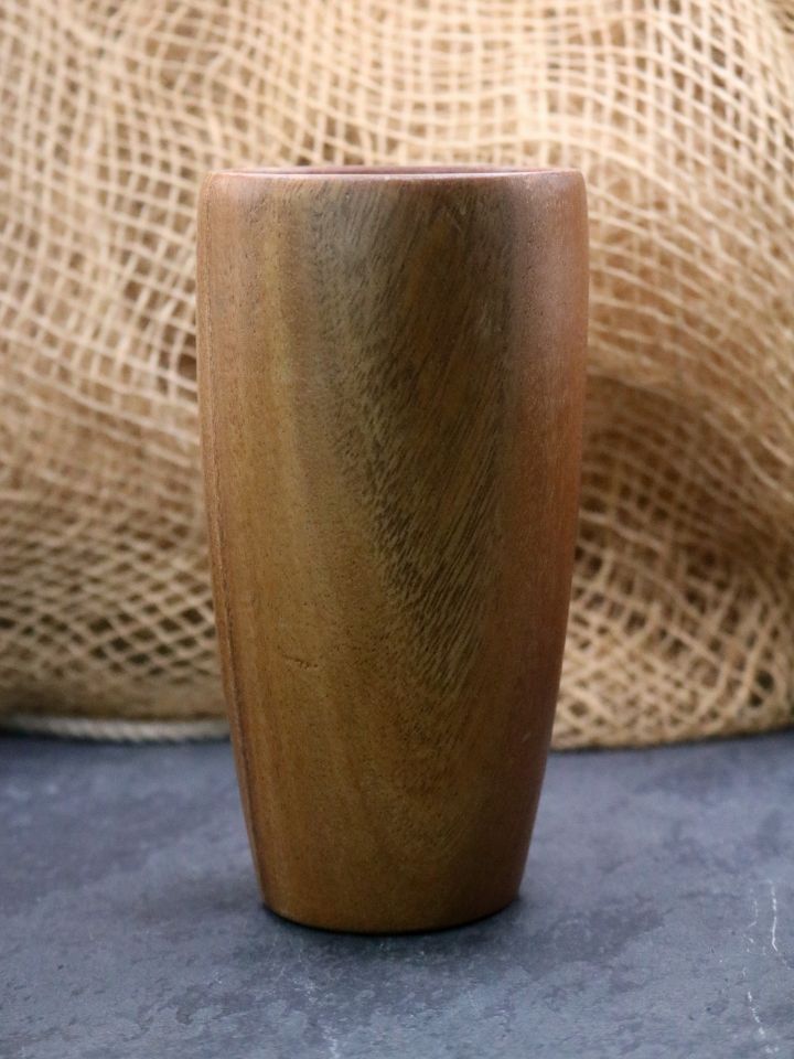 large wooden cup