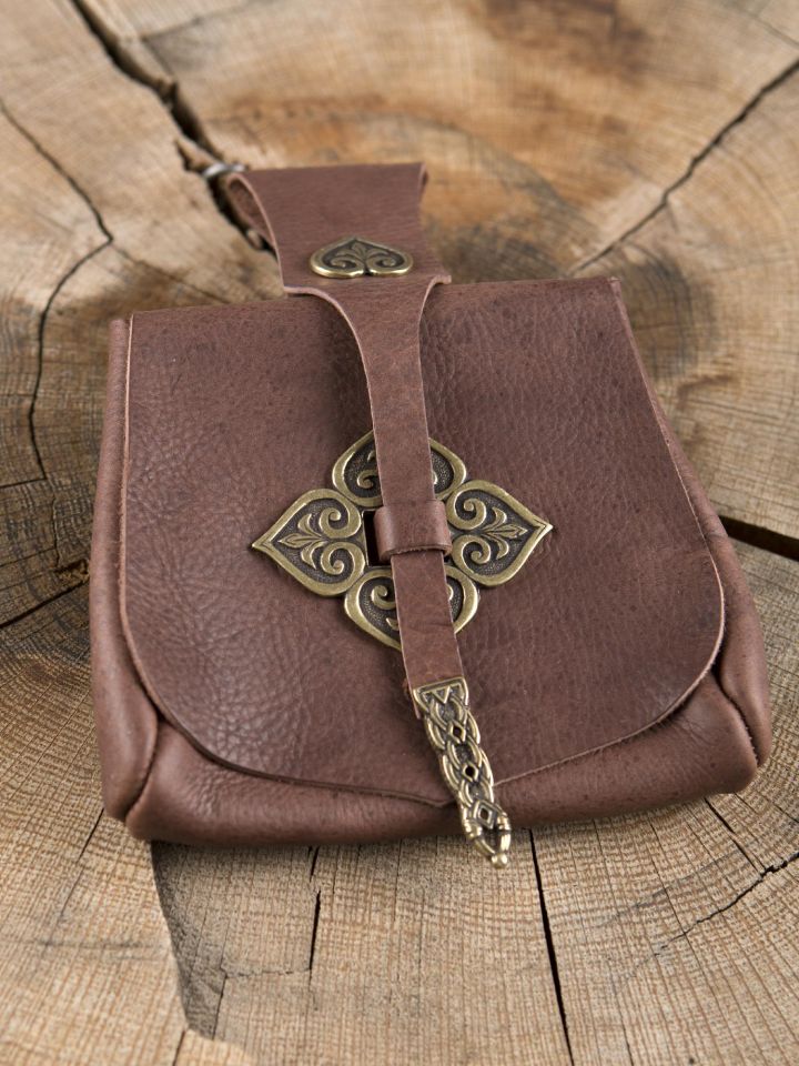 Birka bag with brown fittings