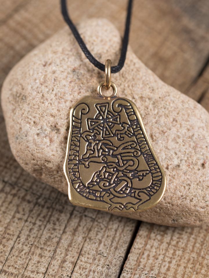 Bronze pendant "Rune stone"