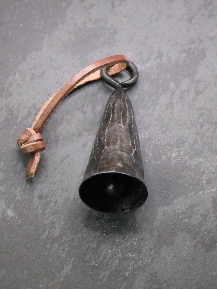 Forged medieval iron bell