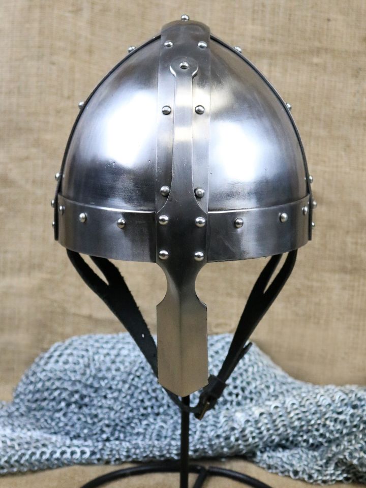 Rivited plate helmet