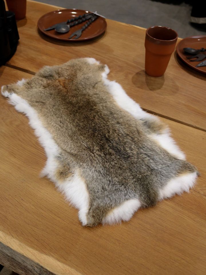 Brown rabbit fur