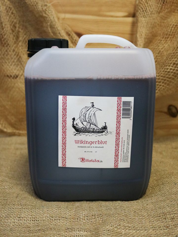 Viking blood in a 5 liter canister