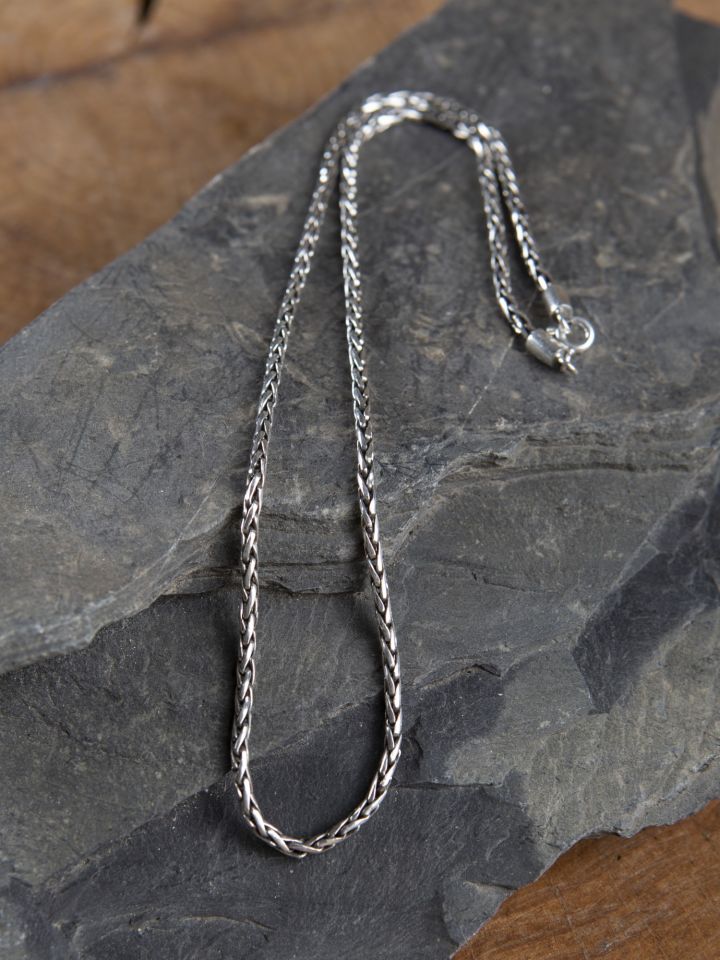 Viking silver chain 45 cm