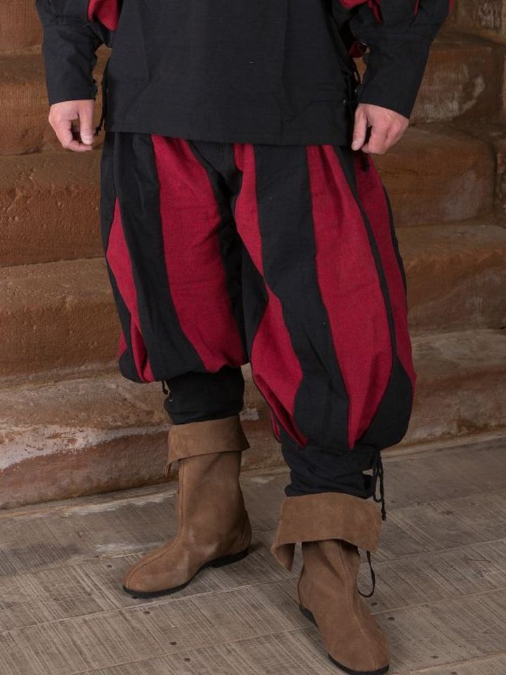 Landsknecht trousers black-red XL