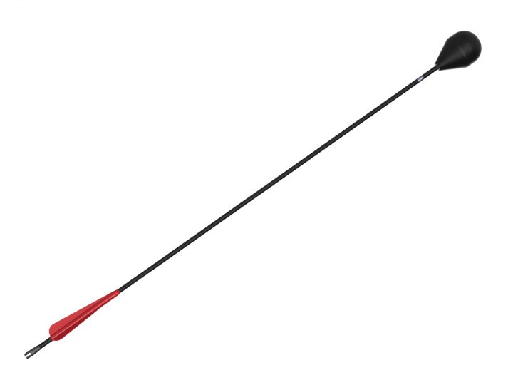 LARP arrow with red fletching