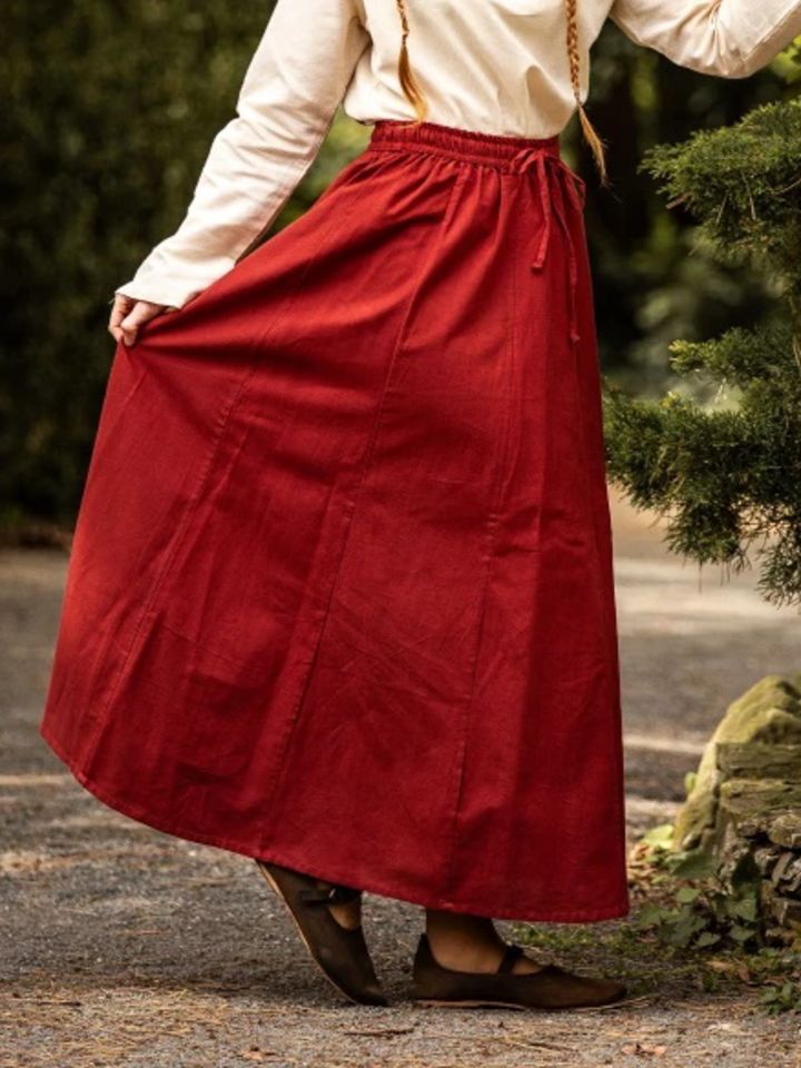 Skirt for the Middle Ages red L/XL