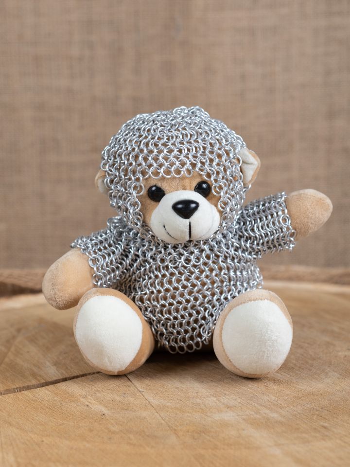 Teddy bear in chain mail