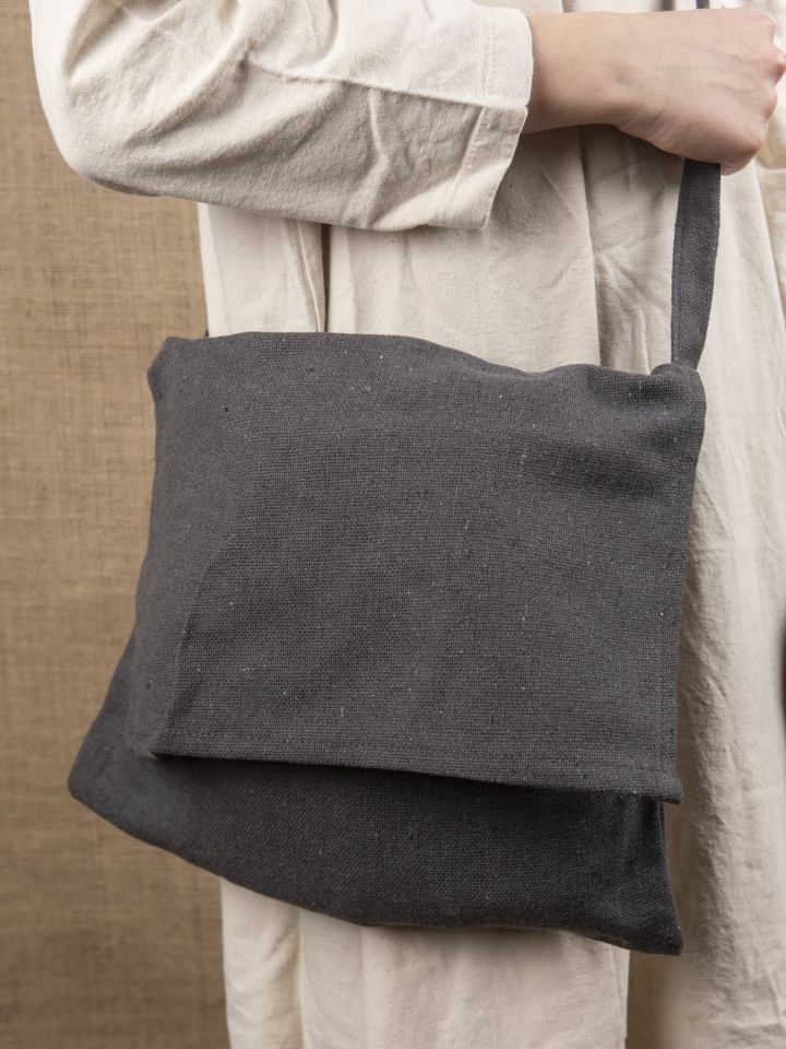 Gray shoulder bag