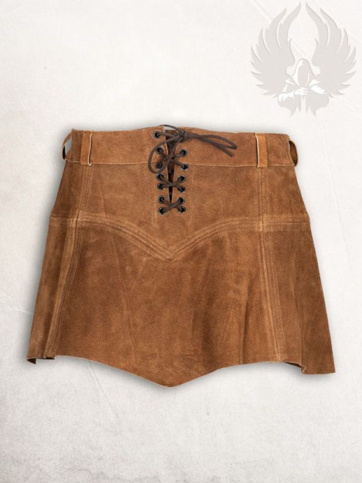 Suede skirt Nuala brown