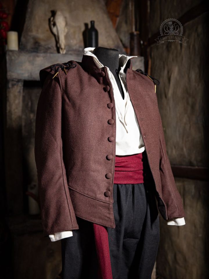 Musketeer jacket Quentin brown