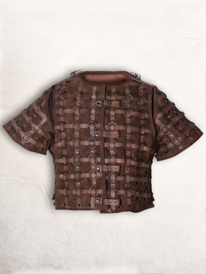 Berengar ring armor jacket brown