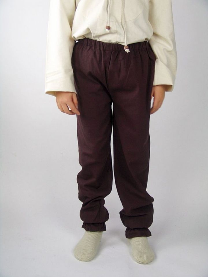 Knight's trousers for children brown