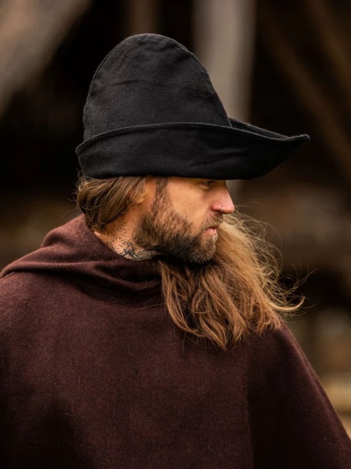 Hat - Robin Hood (wool) black