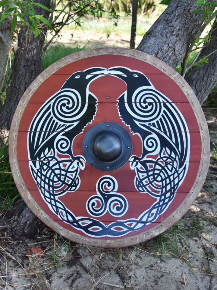 Viking shield Hugin & Munin 80 cm