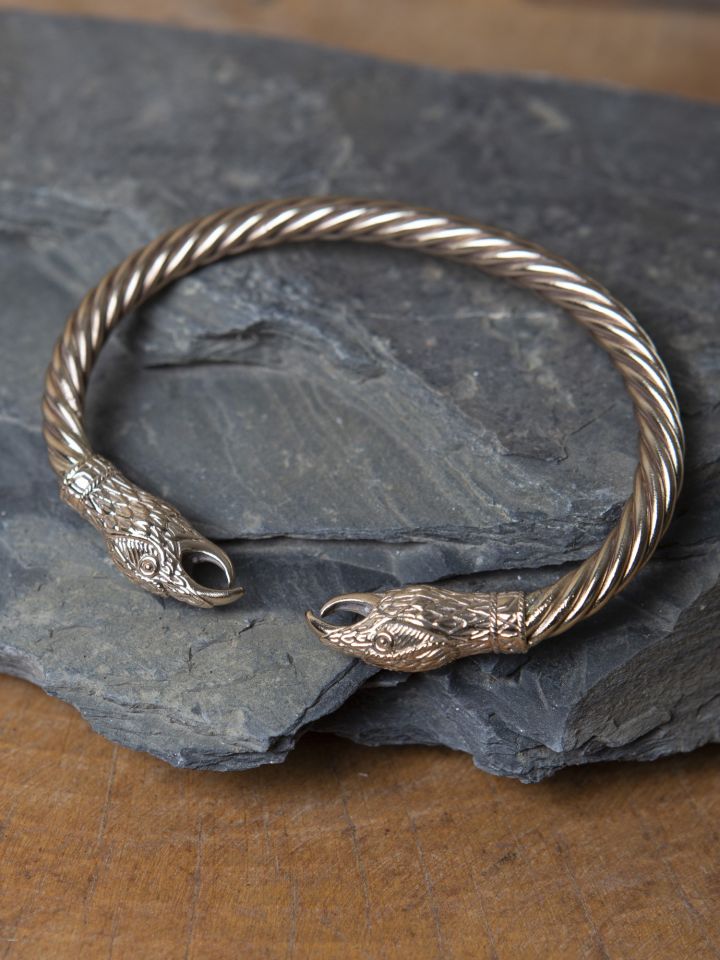 Raven bangle bronze