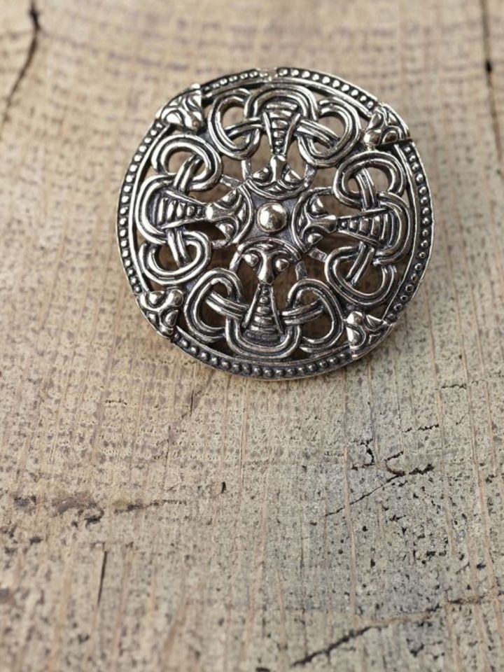 Disc brooch - silver or bronze