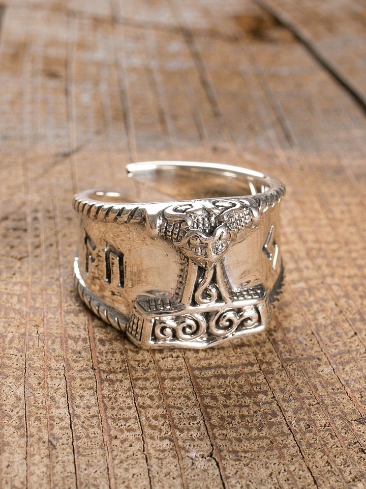 Thor's Hammer" ring