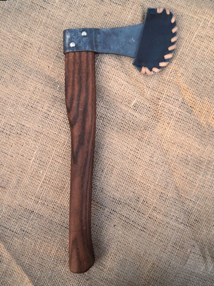 Small burnished throwing axe