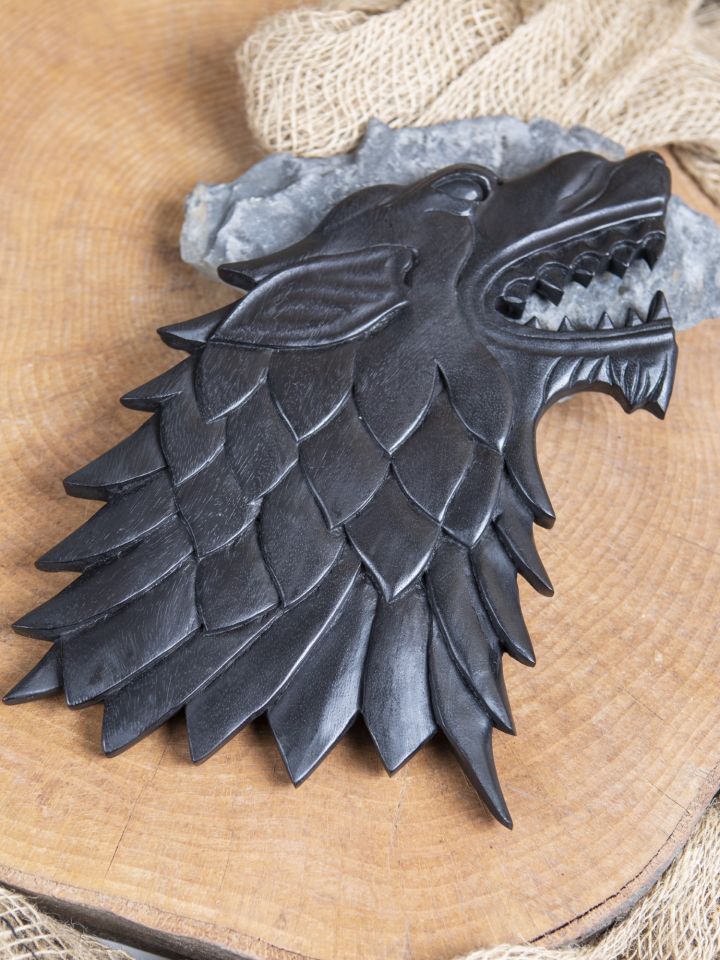 Black Viking wolf Fenrir