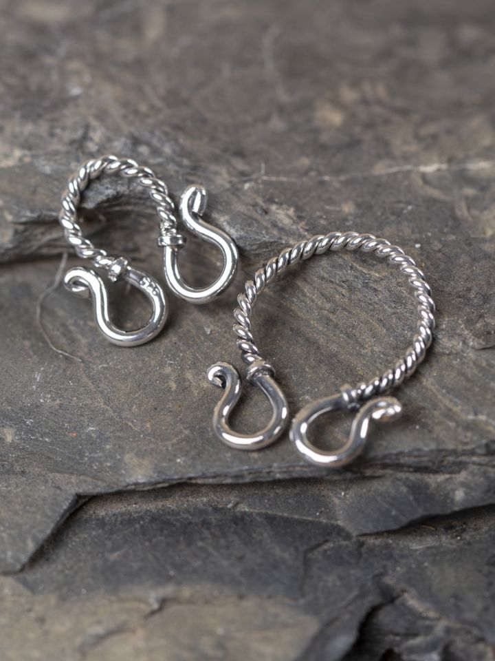 Sterling silver chain hook