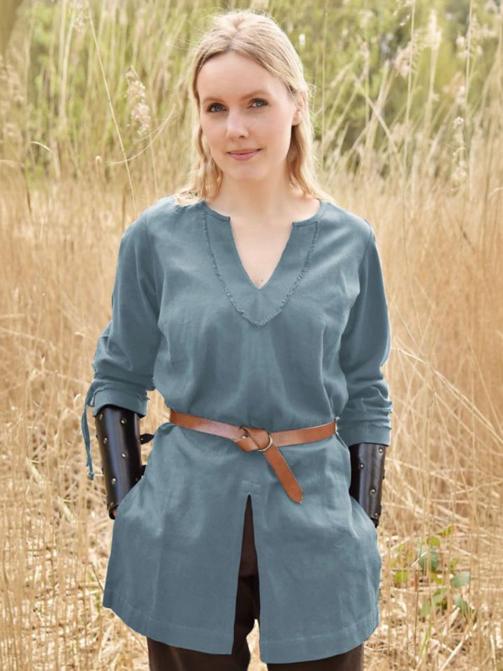 Women's tunic Ylva blue-grey