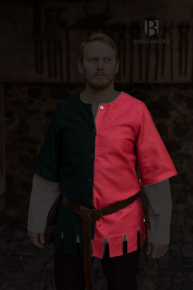 Left side Surcoat Aleran - Wool red L 2