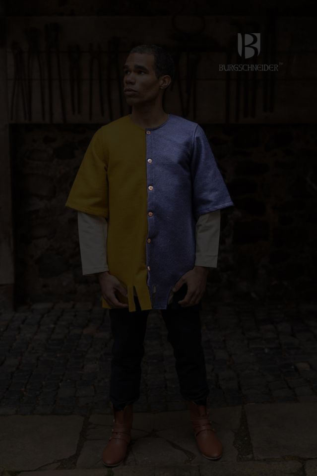 Left side Surcoat Aleran - Wool blue 2