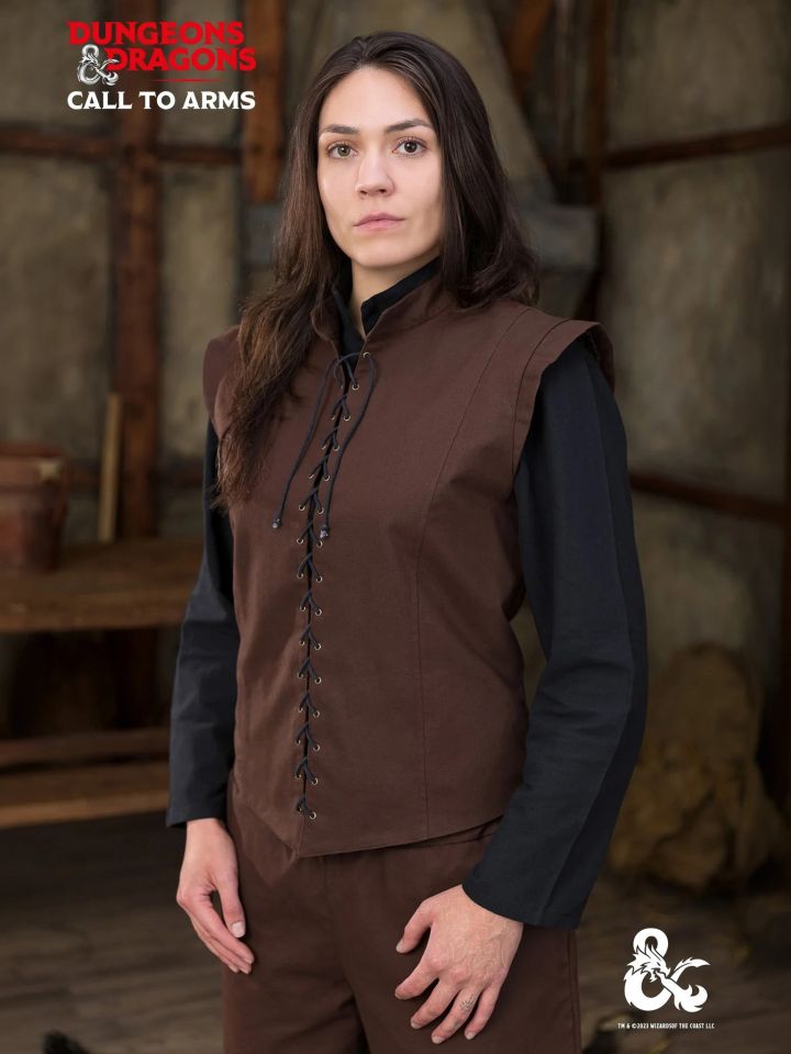 D&D Waldläufer vest brown 2