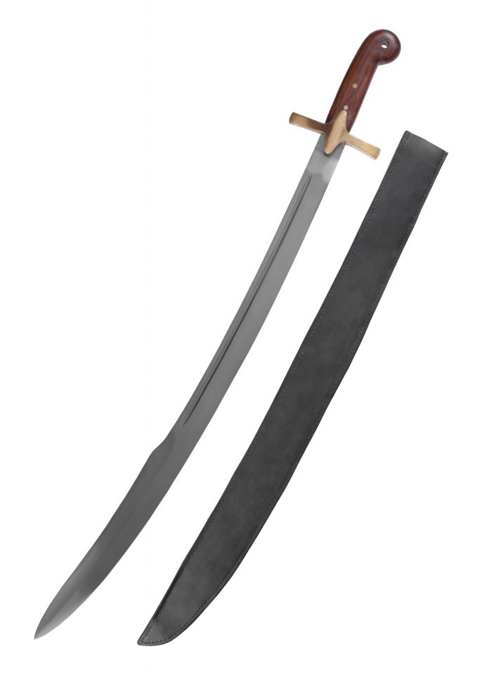 Turkish scimitar with leather sheath 2