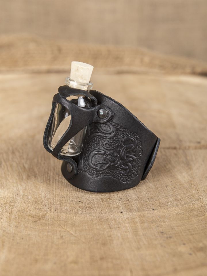 Bracelet with black embossed potion bottle 2