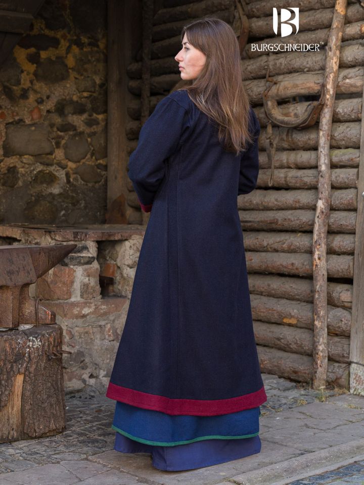 Rus coat Kseniya blue/red 2