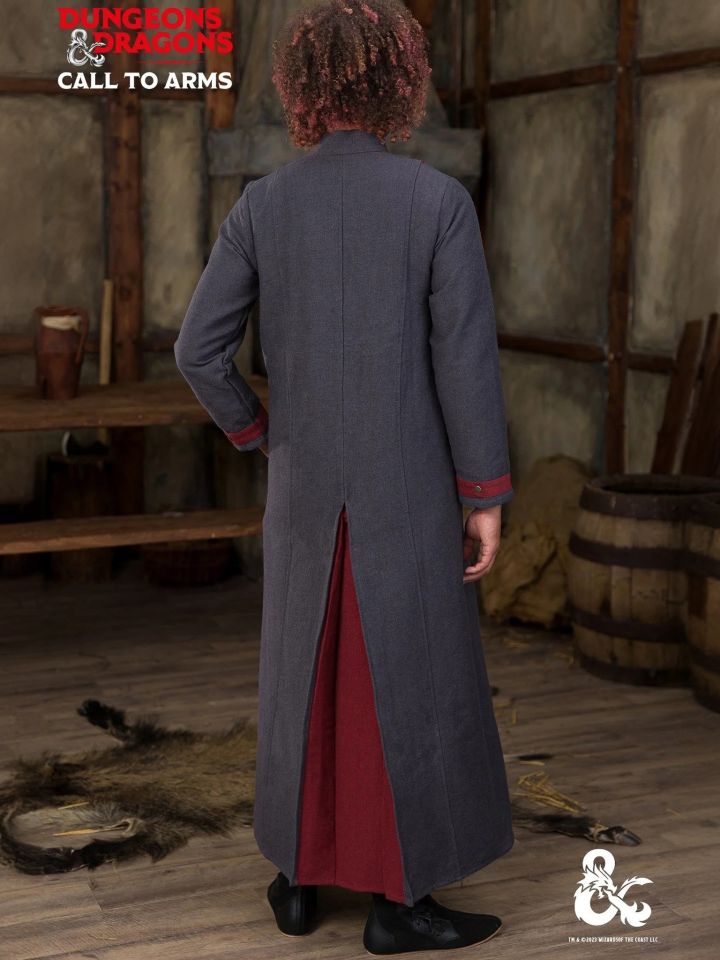 D&D Warlock cloak gray-red 2