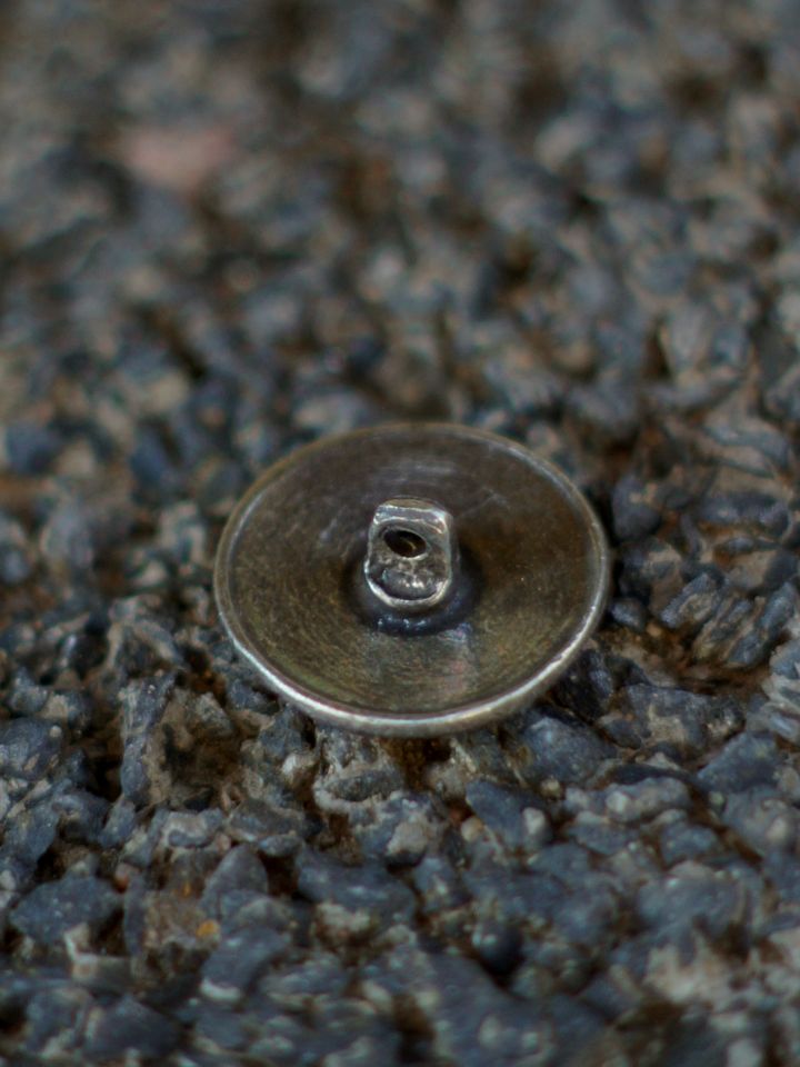 Viking button with silver griffin motif 2