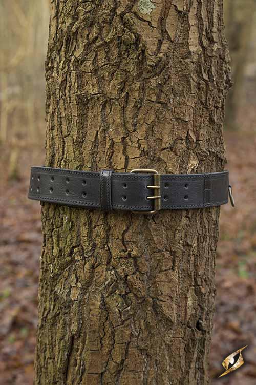 Belt with retaining rings black 2