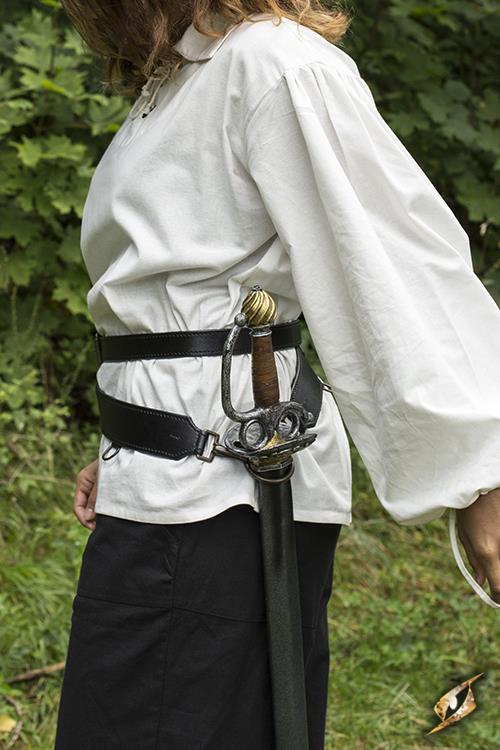 Sword belt for LARP swords black S/M 2