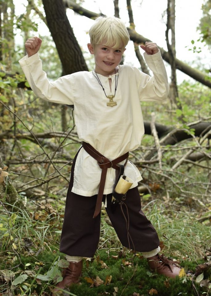 Medieval tunic for children nature 2