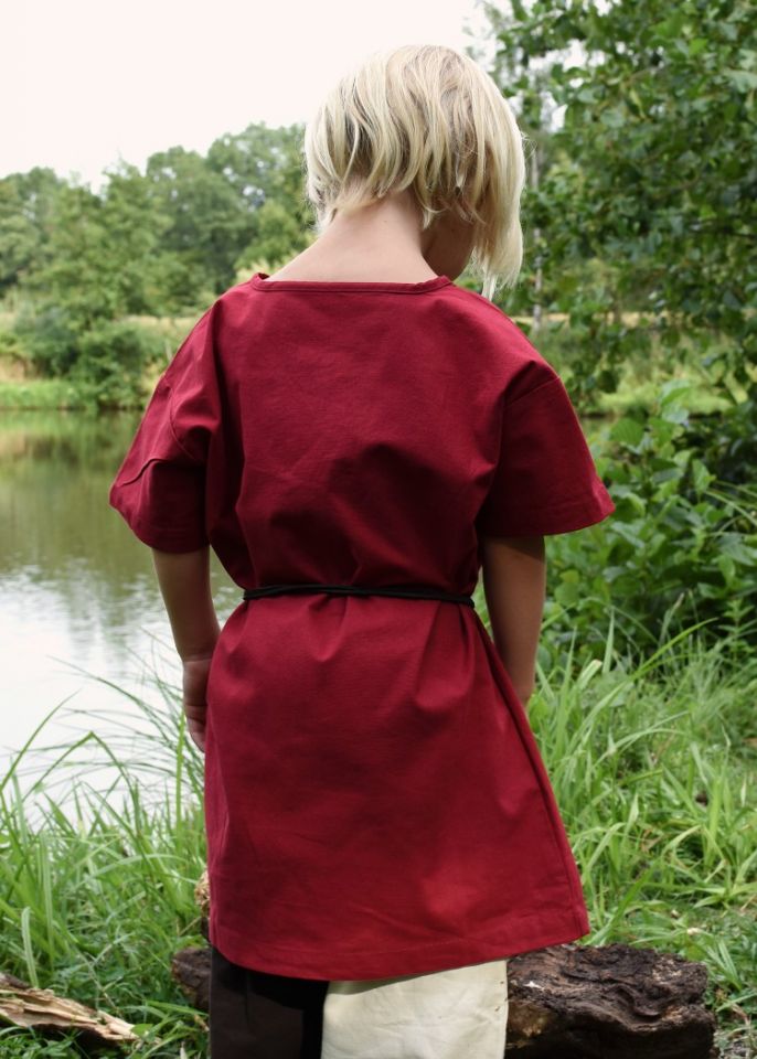 Children's tunic short sleeve red 2