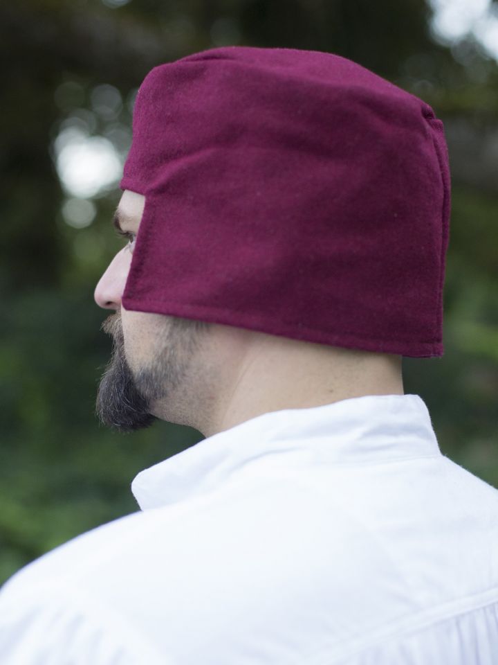 Wool cap red 56 2