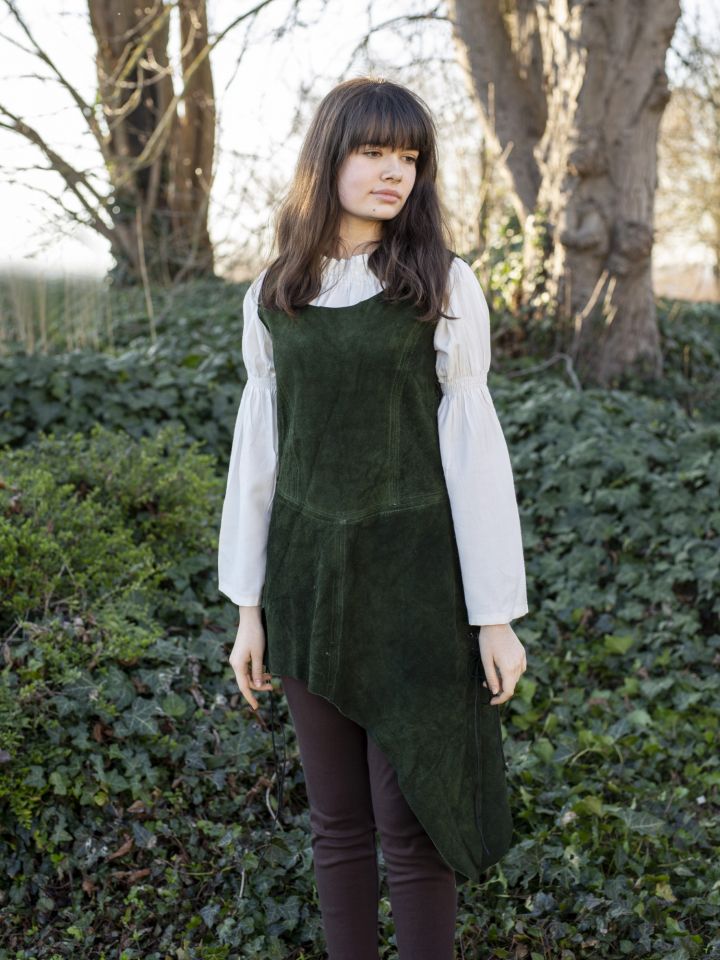 Green suede tunic 2