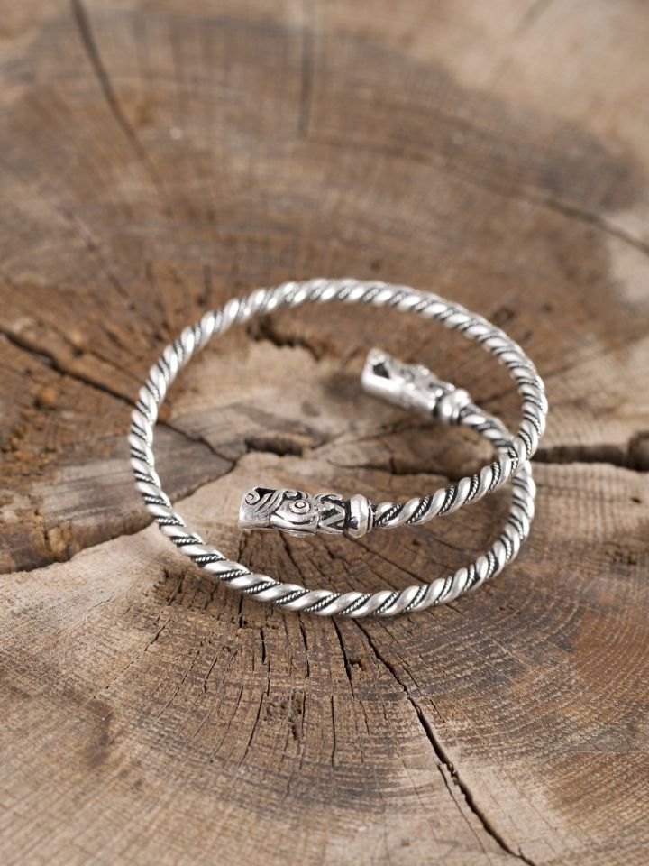 Viking silver-plated upper bracelet 2